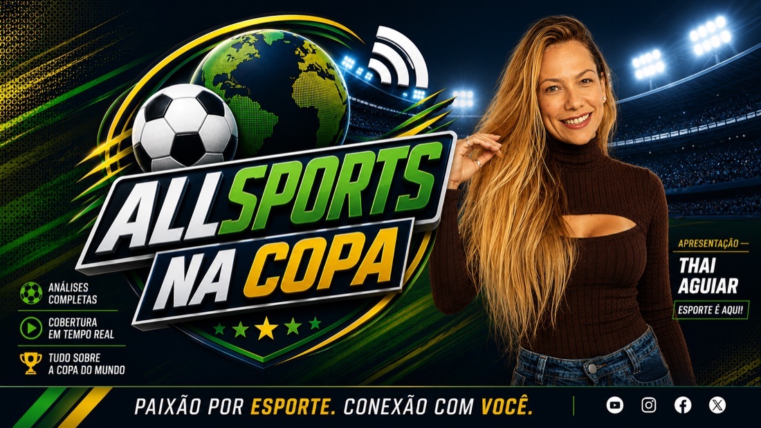 AllSports na Copa — apresentação de Thai Aguiar